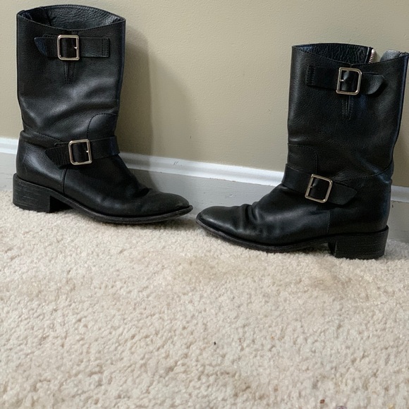 Chanel combat boots size 37 black - Picture 3 of 6